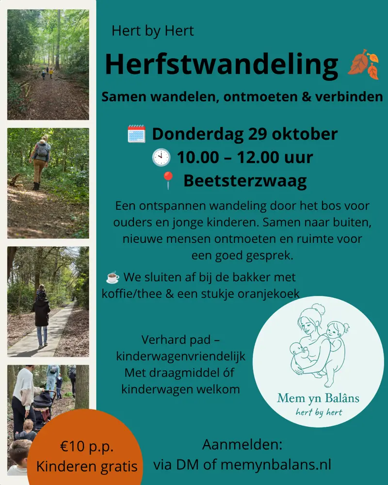 Hert by Hert Herfstwandeling 🍂