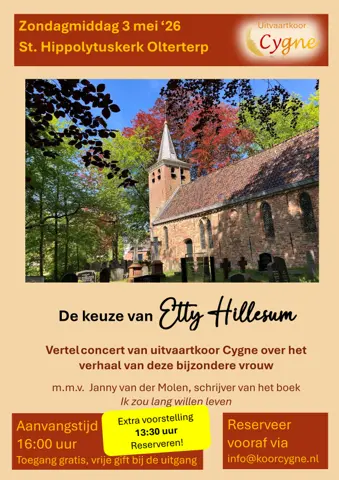 Vertelconcert de keuze van Etty Hillesum