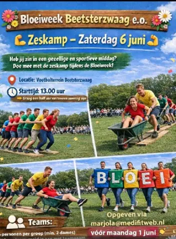 Bloeiweek zeskamp Beetsterzwaag