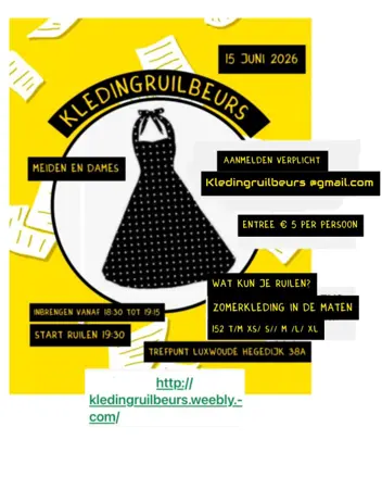 Kledingruilbeurs Luxwoude