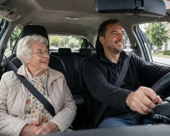 Chauffeur met eigen vervoer
