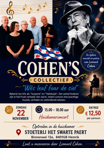Leonard Cohen in de huiskamer