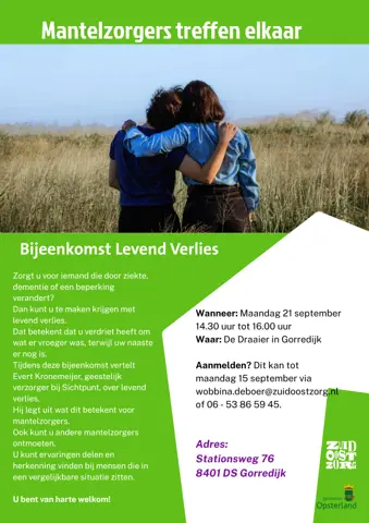 Mantelzorger treffen elkaar