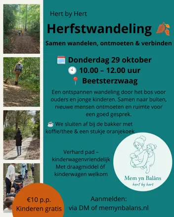 Hert by Hert Herfstwandeling 🍂