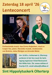 Lenteconcert door duo viool en piano