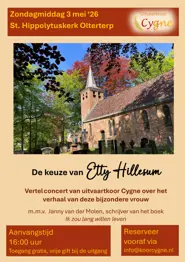 Vertelconcert de keuze van Etty Hillesum