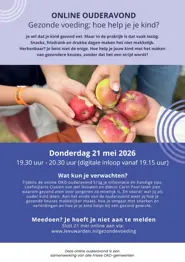 Online ouderavond Gezonde voeding