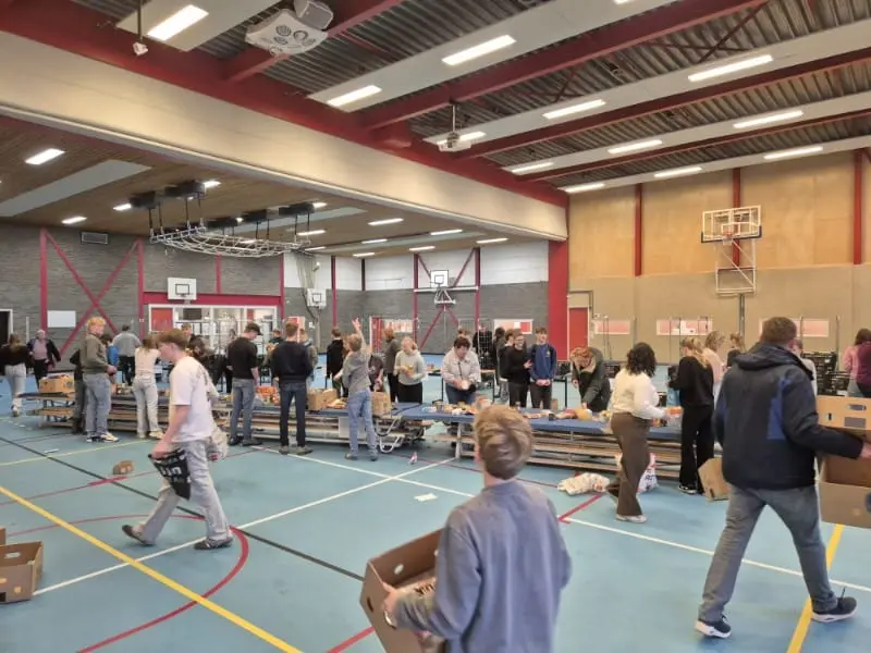 In actie voor de Voedselbank